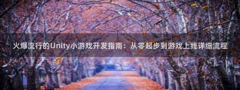 沐鸣娱乐：火爆流行的Unity小游戏开发
