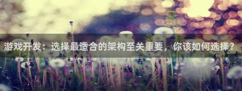 沐鸣娱乐靠谱吗：游戏开发：选择最适合的架
