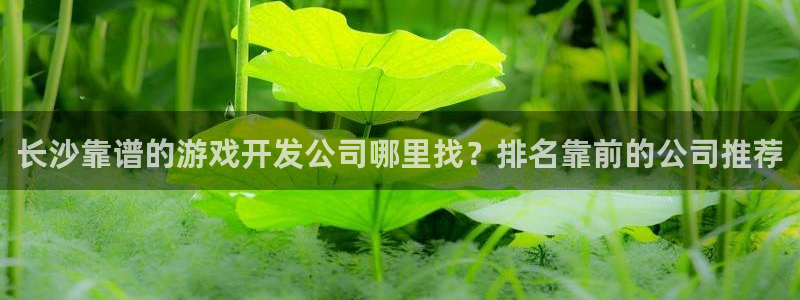 沐鸣娱乐股东：长沙靠谱的游戏开发公司哪里