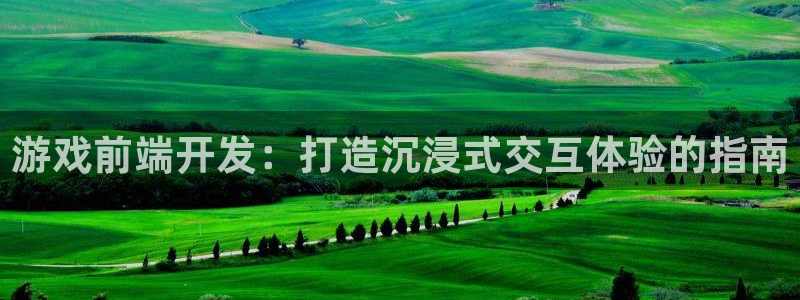 沐鸣app：游戏前端开发：打造沉浸式交互