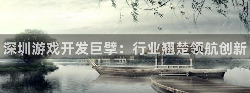 沐鸣app：深圳游戏开发巨擘：行业翘楚领